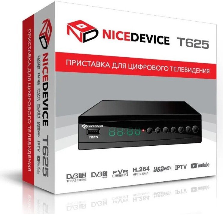 Приемник цифрового ТВ NiceDevice T625