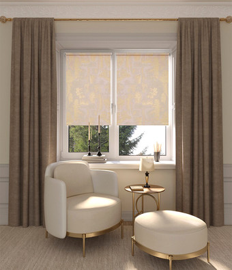 Рулонные шторы Legrand Марко 114x175 (миндаль)
