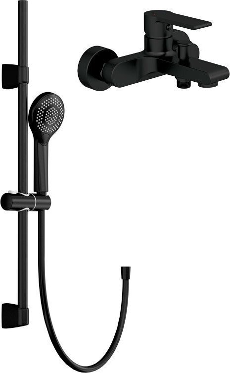 Душевой гарнитур Cersanit Brasko 63108 с душевым гарнитуром Neno 63696