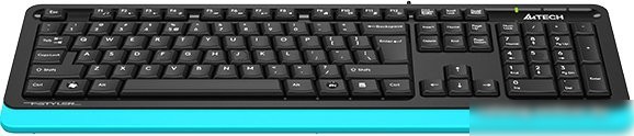 Клавиатура A4Tech Fstyler FKS10 (черный/синий)
