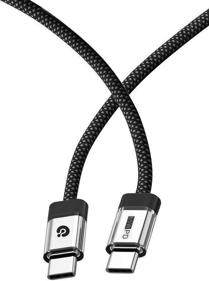 Кабель Atomic 30.398 USB Type-C - USB Type-C (1.2 м, черный)