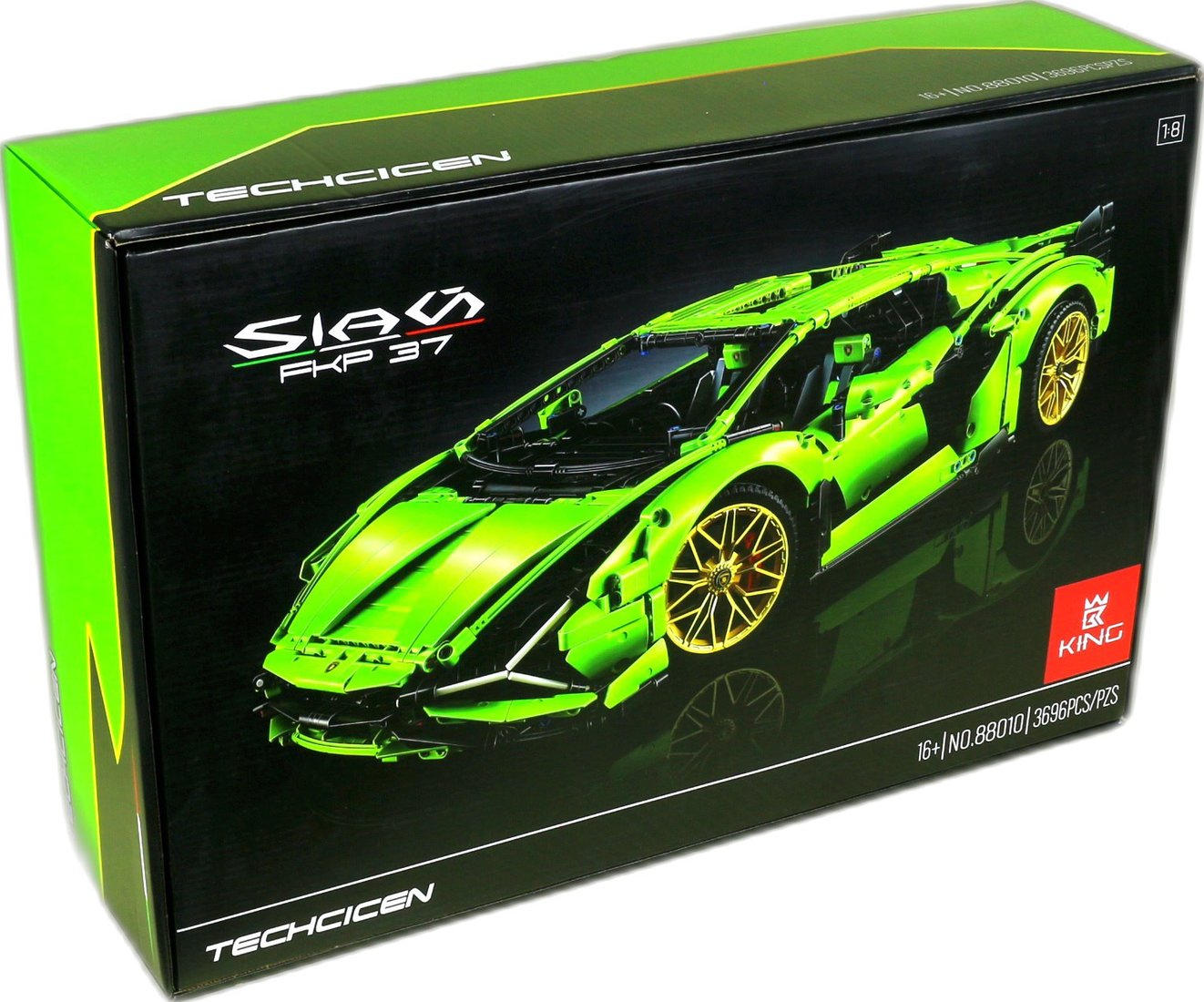 Конструктор King 88010 Автомобиль Lamborghini Sian FKP 37 Конструктор King 88010 Автомобиль Lamborghini Sian FKP 37