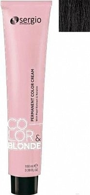 Sergio Professional Color&Blonde 4.1 коричневый пепельный