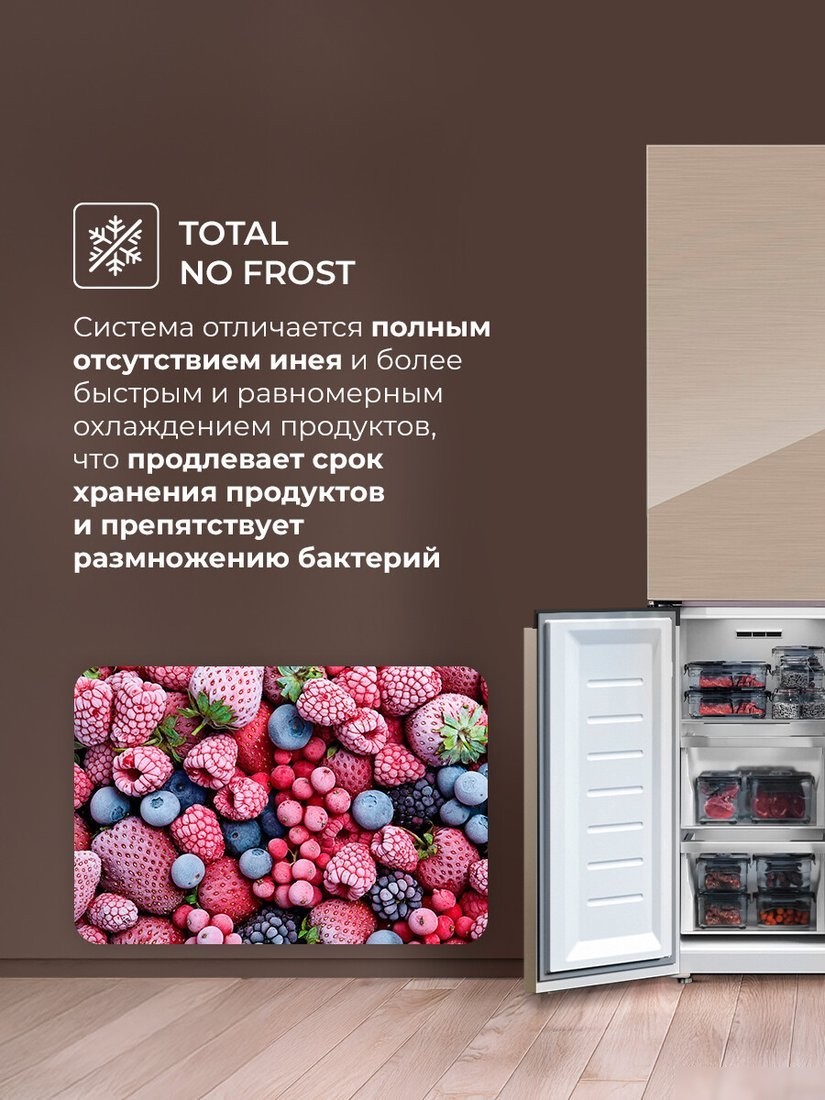 Четырёхдверный холодильник LEX LCD450GlGID