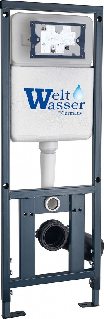 Унитаз подвесной Saniteco KW-9003W Rimles + WeltWasser Marberg 410 + Marberg 507 SE GL-WT