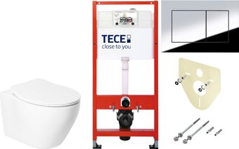 Унитаз подвесной Saniteco KW-99046 + TECE Kit 9400412