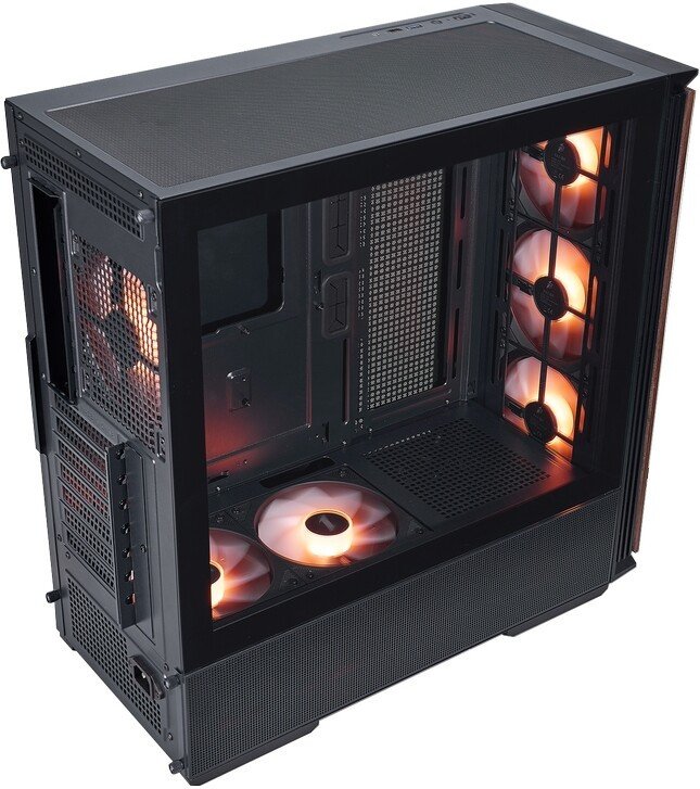 Корпус 1stPlayer WD7 ARGB WD7-BK-4FA7-2FA7R (черный)