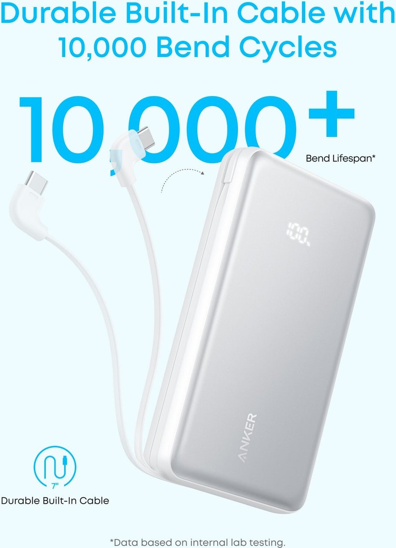 Внешний аккумулятор Anker Zolo A110EH 22.5W 20000mAh (черный)