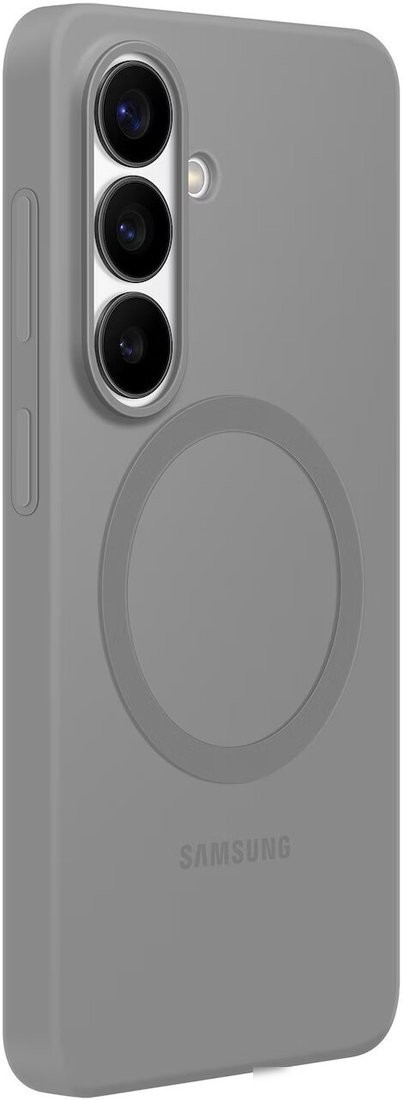 Чехол для телефона Samsung Silicone Magnet Case для Samsung Galaxy S26 (серый)