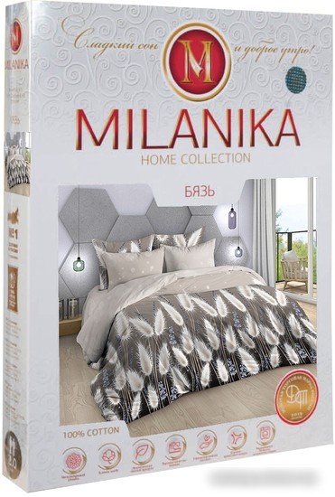 Постельное белье Milanika Лагурус Семейный (бязь)