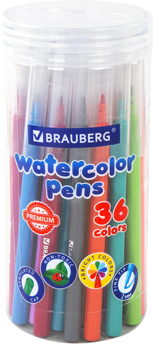 Фломастеры BRAUBERG Premium 152200 (36 цв)