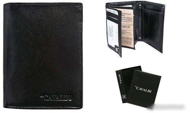 Кошелек Cedar 4U Cavaldi 0001-P-BS-RFID (черный)