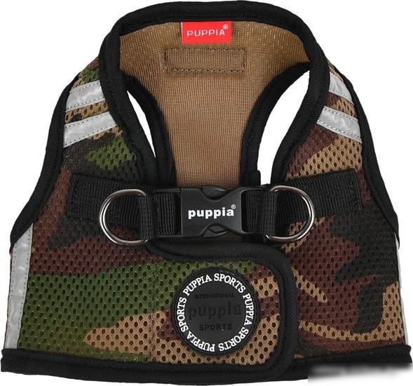 Шлейка-жилетка Puppia Soft PAUA-HB1828-CA-XL (камуфляж)
