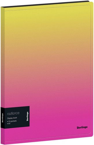 Папка для бумаг Berlingo Radiance DB4_10001 (желтый/розовый)