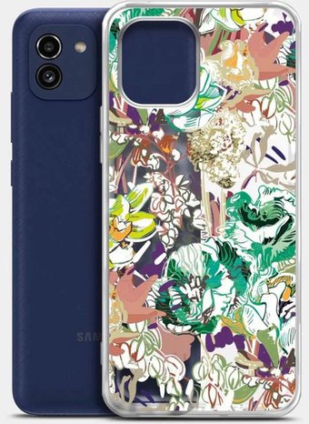 Чехол для телефона BoraSCO ArtWorks для Samsung Galaxy A03 51388 (прозрачный/рисунок)