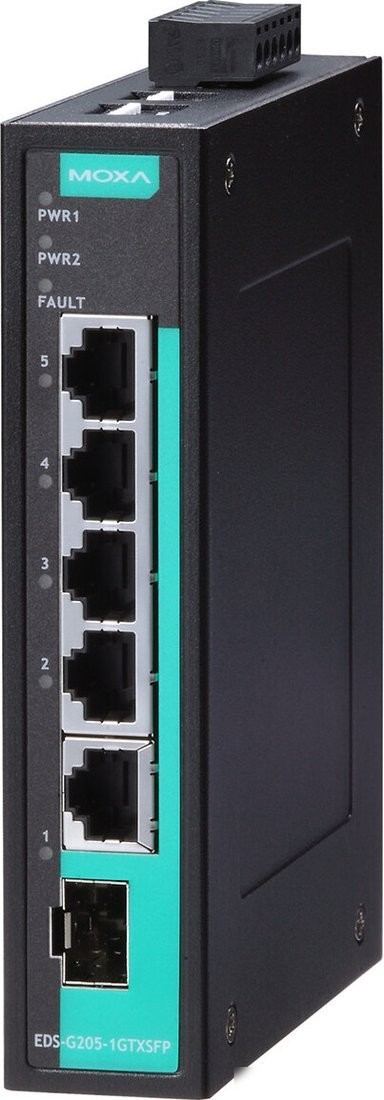 Неуправляемый коммутатор Moxa EDS-G205-1GTXSFP-T