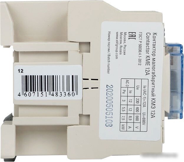 Контактор EKF PROxima КМЭ ctr-s-12-380