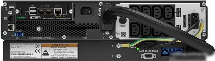 Источник бесперебойного питания APC Smart-UPS SRT Li-Ion 1000 ВА SRTL1000RMXLI-NC