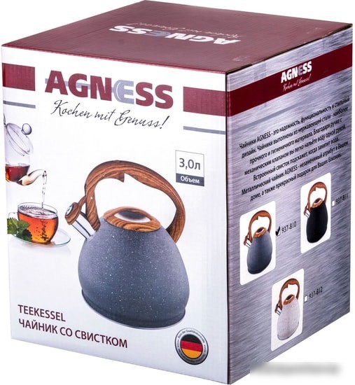 Чайник со свистком Agness 937-811