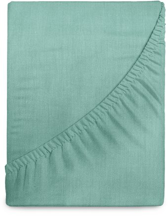 Постельное белье Verossa на резинке 140x200x20 776157 (Melange Emerald)