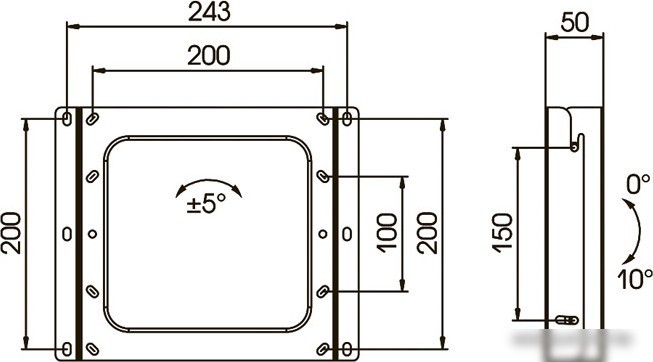 Кронштейн Kromax VEGA-8