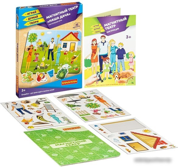 Развивающая игра Bondibon Магнитный театр. Наша дача ВВ4410