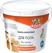 Эмаль Olecolor Для пола акриловая 1 кг (серый туман)