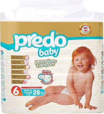 Подгузники Predo Baby №6 15+ кг (28 шт)