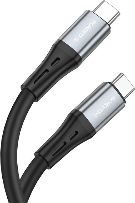 Кабель Borofone BX88 USB Type-С - USB - Type-C (1 м, черный)