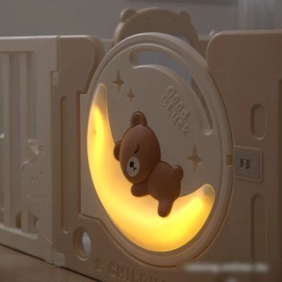 Игровой манеж UNIX kids DeLuxe House&Storage 150х180 Camel PPLXSWHS180WC