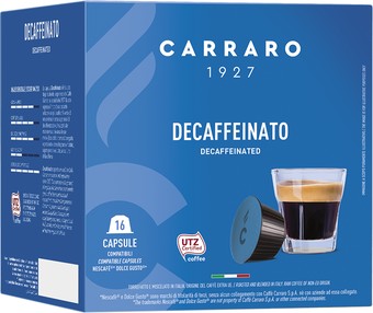 Кофе в капсулах Carraro Decaffeinato Dolce Gusto 16 шт