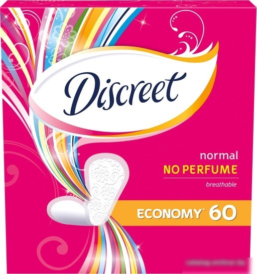 Прокладки ежедневные Discreet Normal Trio (60 шт)