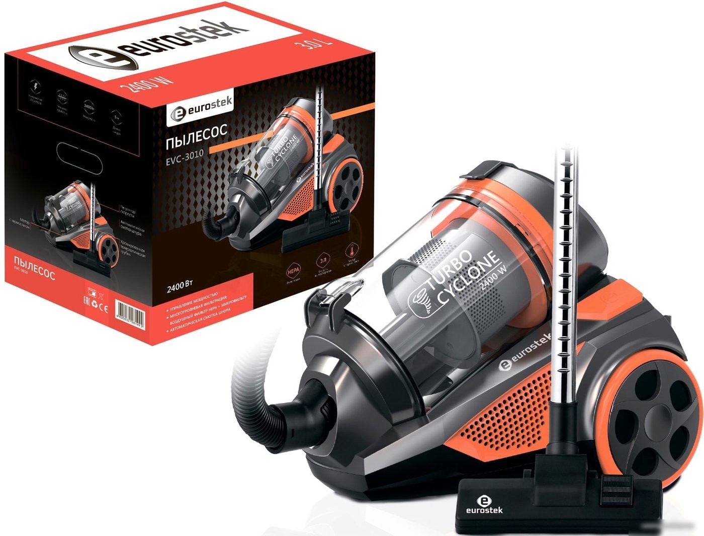 Пылесос Eurostek EVC-3010