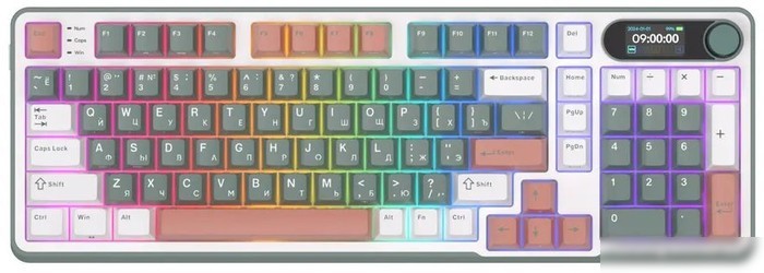 Клавиатура Royal Kludge RK-S98 RGB Camping (RK Chartreuse)