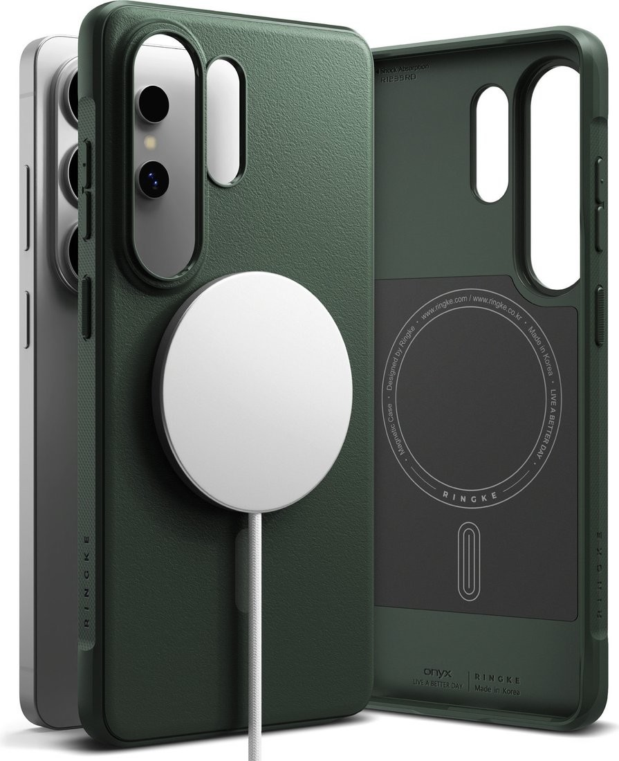 Чехол для телефона Ringke Onyx Magnetic для Galaxy S26 Ultra (Dark Green)
