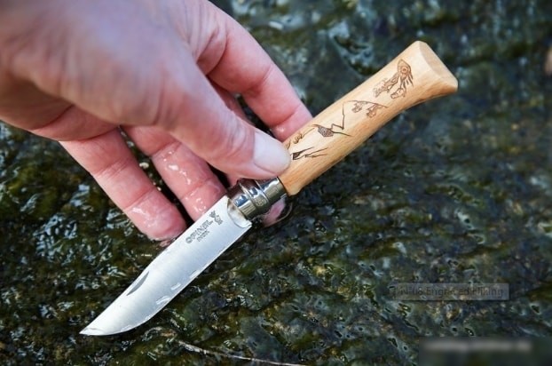 Складной нож Opinel N°8 Alpine adventures (бук)