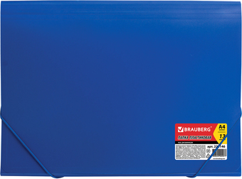 Папка для бумаг BRAUBERG Business 224146 (синий)