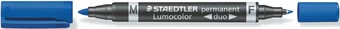 Маркер перманентный Staedtler Люмоколор двусторонний 348-3