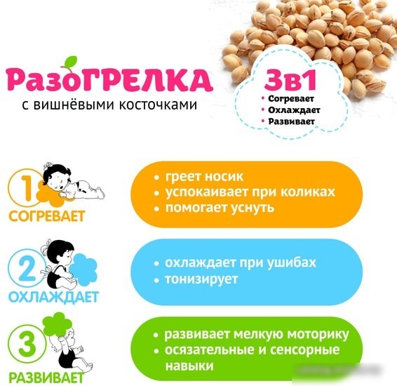Игрушка-грелка Мякиши Разогрелка Корги с вишневыми косточками