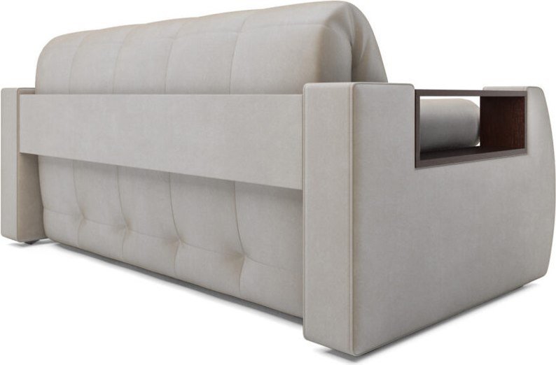 Диван Мебель-АРС Аккордеон Барон №3 НПБ 180x200 (бархат бежевый Star Velvet 6 Light Beige)