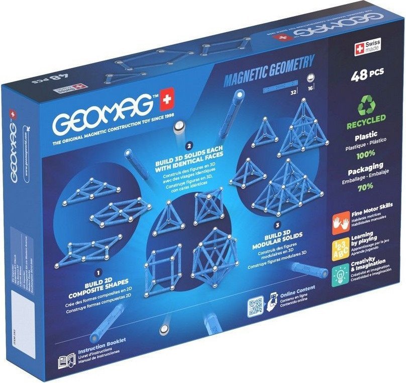 Магнитный конструктор Geomag Классик геометрия GM282