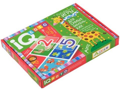 Развивающая игра Айрис-Пресс IQ Лото. Счёт и фигуры. Подбери число 27391
