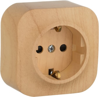 Розетка Legrand Quteo 782280 (дерево)