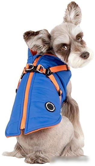 Шлейка-жилетка Puppia Mountaneer ll PAPD-VT1366-RB-M (голубой)