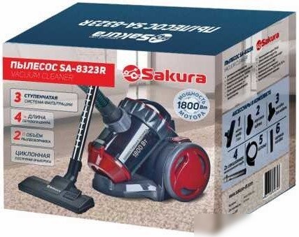 Пылесос Sakura SA-8323R
