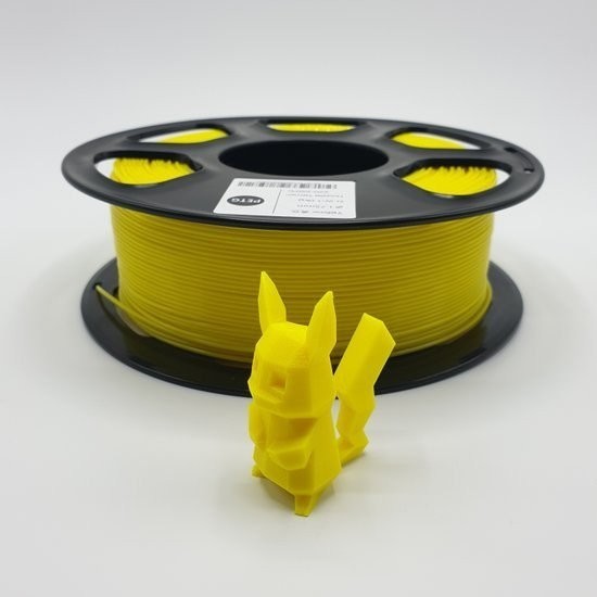 Пластик Mitek PETG (1.75мм, 1кг, желтый прозрачный)