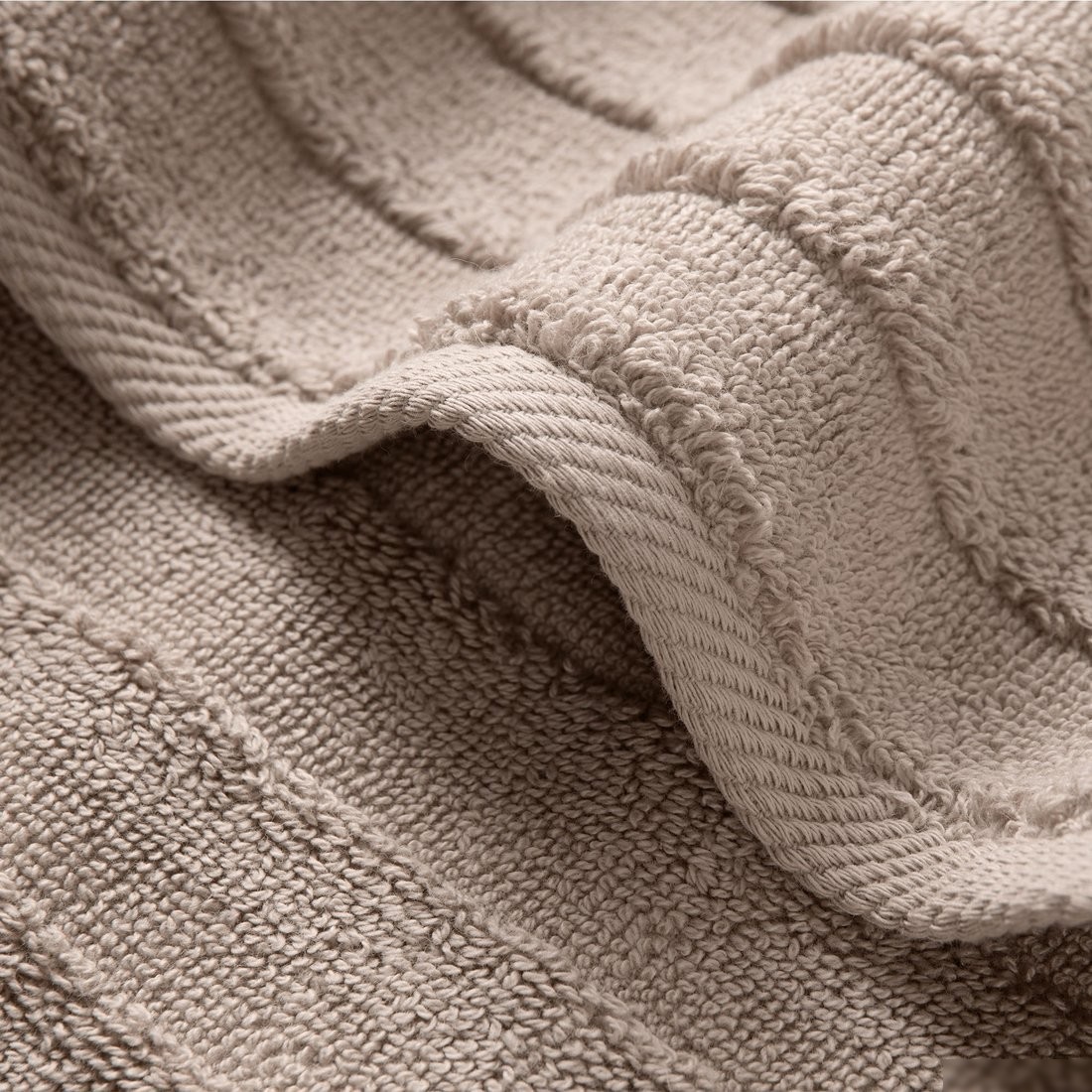 Полотенце Verossa Steps texture 70x140 (кофе)