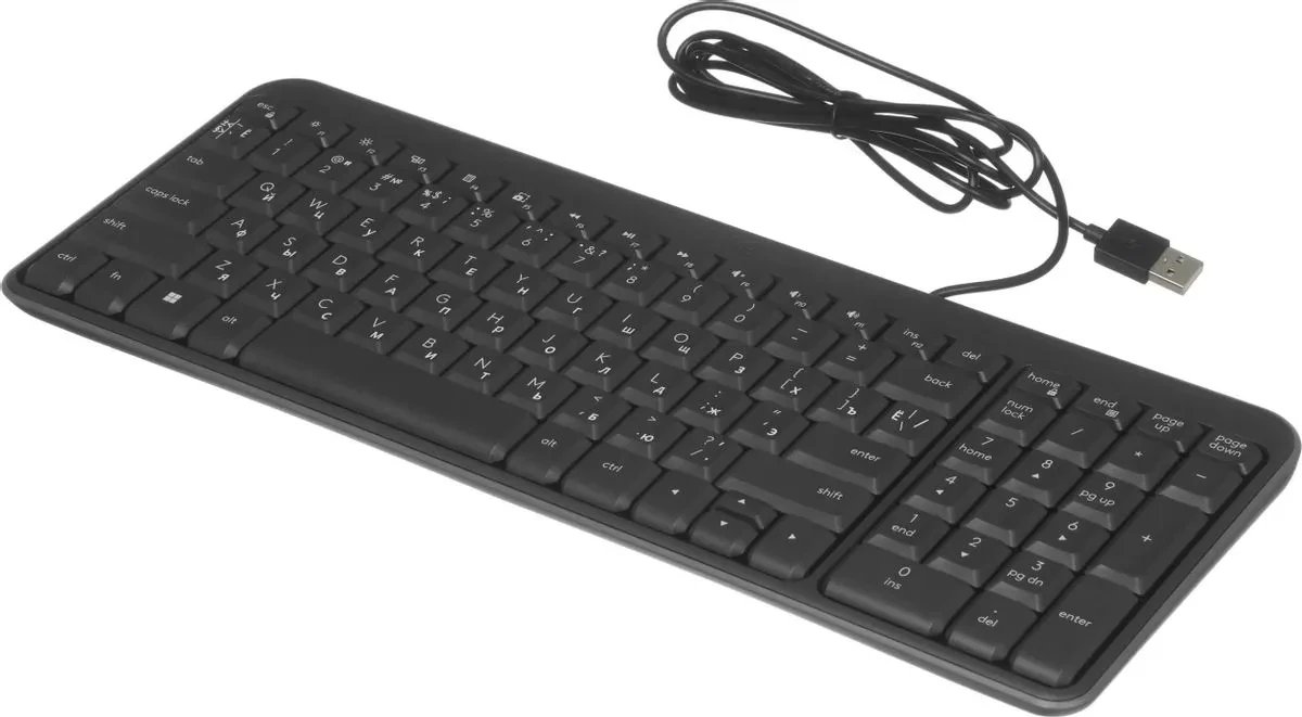 Клавиатура Logitech K106 920-013902 (черный, с гравировкой)