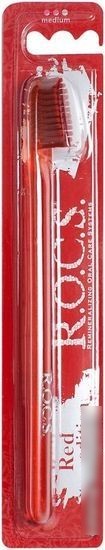 Зубная щетка R.O.C.S Red Edition Classic средняя