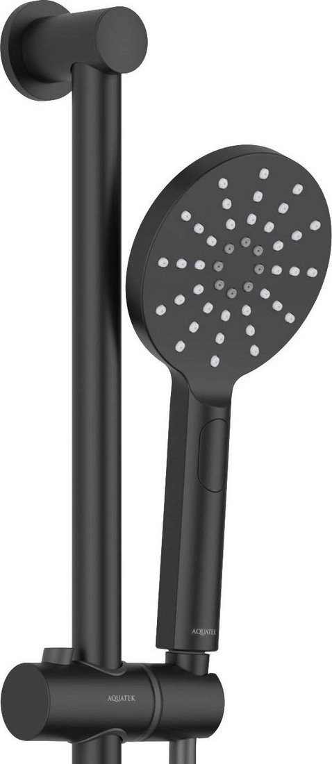 Душевой гарнитур Aquatek Оберон AQ2016MB (черный матовый)